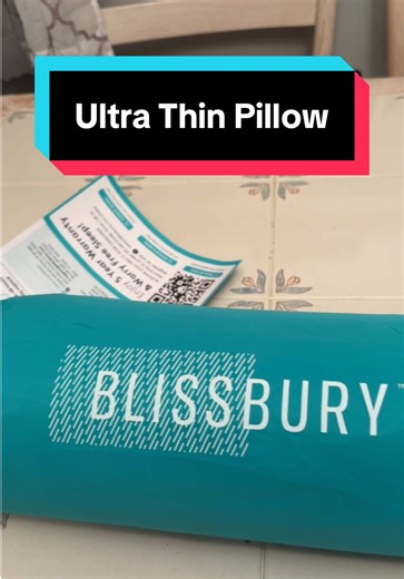 The cooling feature of this one is really nice and actually works. Pillow is thin yet supportive, so far i like it. i don't think ill ever love a pillow but this one comes close. #thinpillow #pillow #pillows #flatpillow #coolingpillow