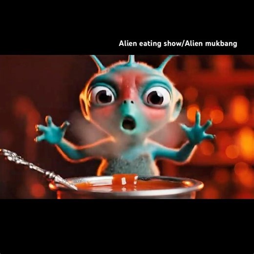 Alien Tries Extreme Hot Sauce 🔥 (ASMR Mukbang Animation)