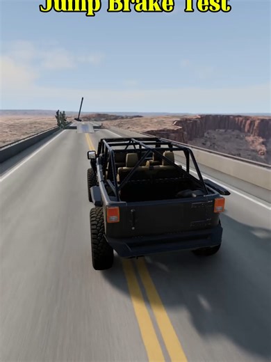 Jump and Brake Challenges in BeamNG Drive