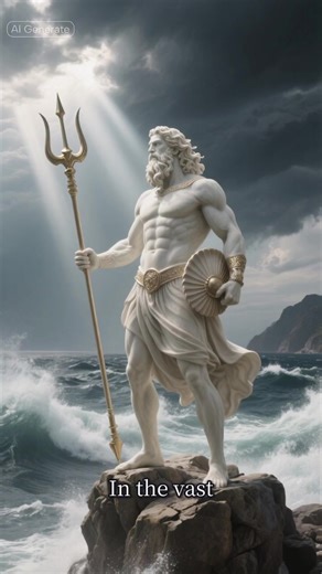 poseidon in Greek mythology #greekmythology #greekgod #ancienthistory #poseidon