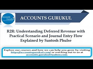 R2R: Understanding Deferred Revenue with Practical Scenario & Journal Entry Flow with Santosh Phulse
