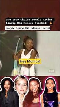 When Brandy, Monica & Lauryn Hill were nominated in the same Category🔥 #90smusic