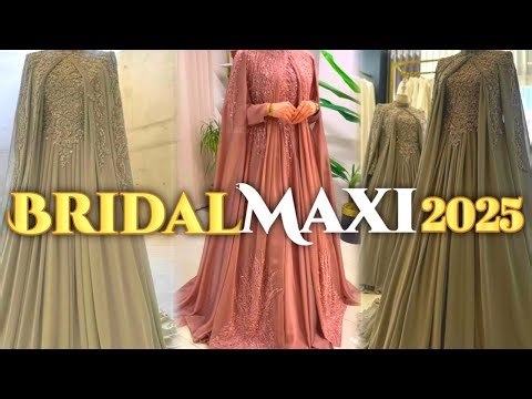 Turkish Wedding Dress New Collection | Long Maxi & Frock Design Collection🔥