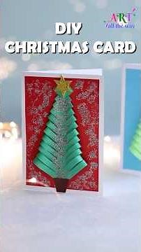 Easy DIY Christmas Card in Minutes 🎄