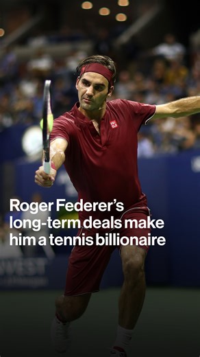 Roger Federer's long-term deals and sharp investments have made him a tennis billionaire - with a net worth of around $1.3 billion. Alex Morgan explains bloom.bg/4l1MwRw | Bloomberg