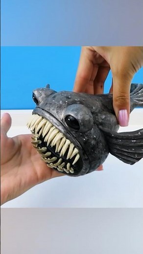 Making Zoonomaly Monster Fish - game character with clay #clay #plastilina #plasticine