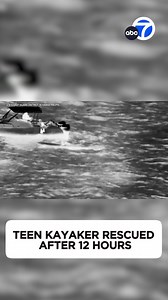 A 17-year-old kayaker has been rescued after getting separated from his high school paddling team when he capsized and being forced to tread water for over 12 hours, the U.S. Coast Guard said. | ABC7