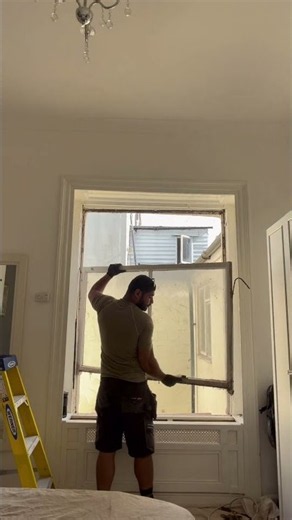 New Sash Cords & Draught Proofing / Before & After