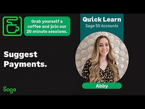 Sage 50 Accounts (UK) - Suggest Payments