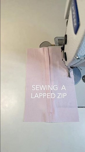 ✨ How to Sew a lapped zip