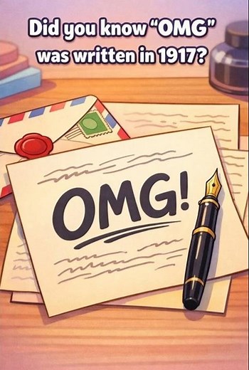 😮 “OMG” Is Over 100 Years Old?! #Shorts