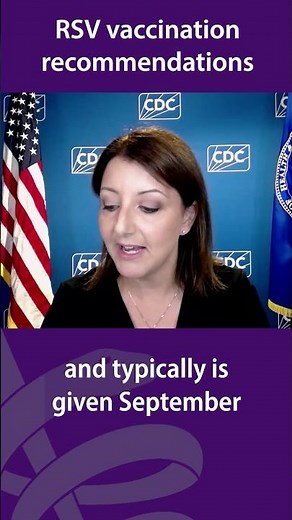 The latest RSV vaccine guidance