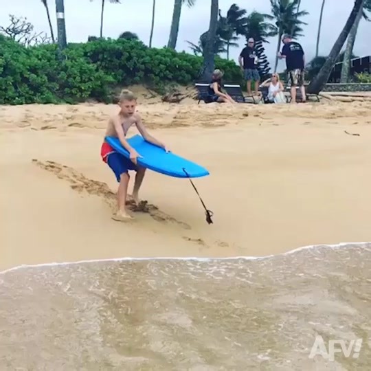 Surfing Fails: Watch This Hilarious Beach Moment