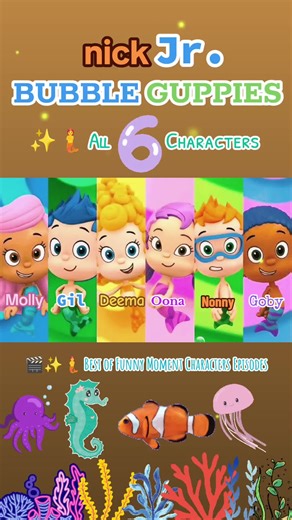 Bubble Guppies: Todos los Personajes y Momentos Graciosos