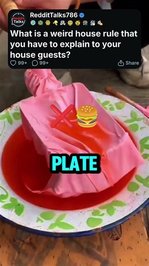 What is a weird house rule that you have to explain to your house guests? #storytime