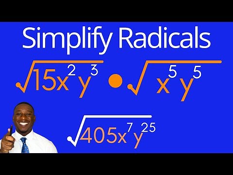 Radicals with Variables and Exponents Made EASY!