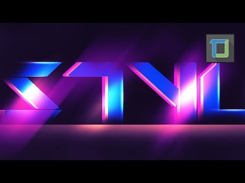 sharp glowing text effect | photoshop text tutorials