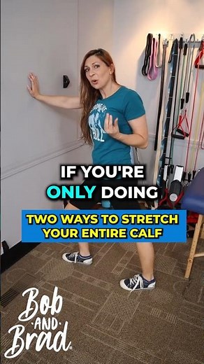 Two Ways to Stretch Your Entire Calf #calfstretch #legstretch #stretching