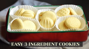 3 INGREDIENT SUGAR COOKIES | MerryBoosters