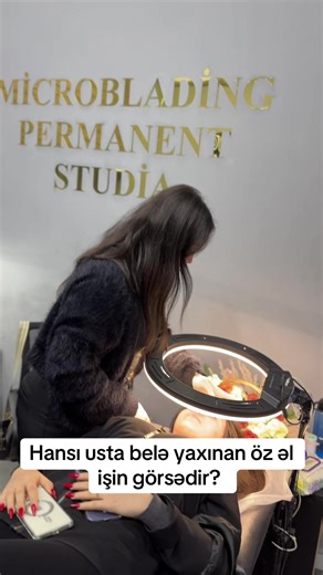 Microshading proseduru ilə ideal qaş görünüşü