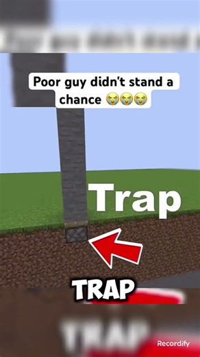 Crazy trap by Judgelow 😱😨 #viral #minecraft #gaming #tiktok #minecrafttrap #trending