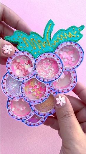 DIY Magic Glitter Grapes from Paper 🍇✨