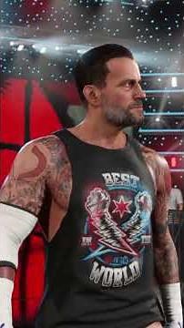 ⚡ WWE 2K25 CM Punk Entrance with Crowd Reaction #wwe #wwe2k25 #gaming #cmpunk #wwe
