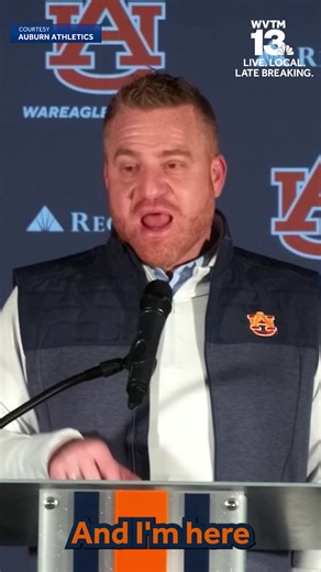 149K views · 1.5K reactions | Auburn head coach Alex Golesh on why he took the Tigers' top job | WVTM 13 | Facebook