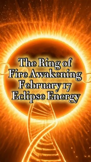 ✨ February 17 • Ring of Fire Eclipse ✨ This is a cosmic reset. What’s been hidden will surface. What’s been heavy will ask to be released. This eclipse doesn’t come to destroy — it comes to realign. Your intuition sharpens. Your frequency shifts. Your soul remembers who it is. Honor the pause. Set your intentions with clarity. Choose alignment over fear. 🔥 Comment “I’m welcome transformation and clarity”to anchor this activation. Save this for eclipse day. Share with someone feeling the shift. 