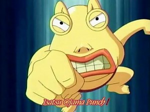 Yugioh Manjoume attacks with Ojama Yellow