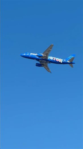 Jetblue (wicked Blue) taking off. #aviation #airplane #jetblue ​⁠#takingoff #airport ‪@jetblue‬