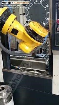 Robotic Machine Tending Application | CNC Automation for Smart Manufacturing | Mahajan Automation