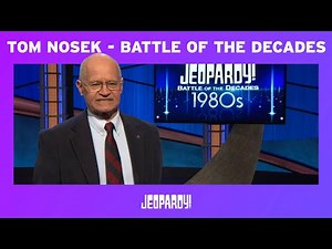 Jeopardy! | Battle of the Decades 80s Week | Tom Nosek | JEOPARDY!