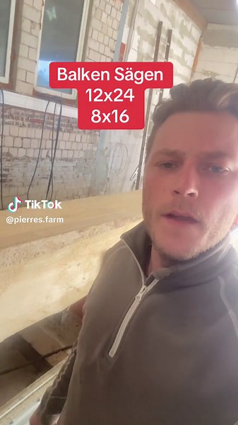 Bau holz selber sägen kuhstall bau bauernhof vlog pierresfarm deutsche Landwirtschaft selfmade #farmtok #landwirtschaft #vlog #pierresfarm #bauernhof #holz #sägewerk #lumber #sawmill