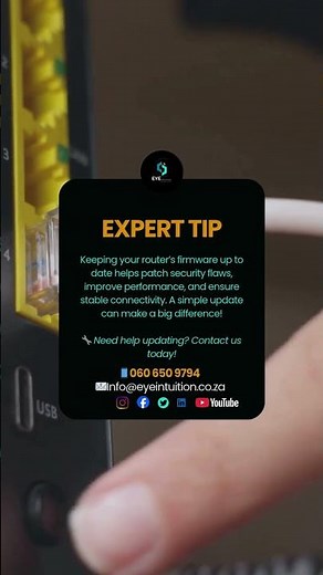 Expert Tip: Update Your Router Firmware for Better Performance