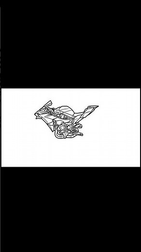 How to draw a KAWASAKI NINJA H2R super bike / drawing ninja H2R bike