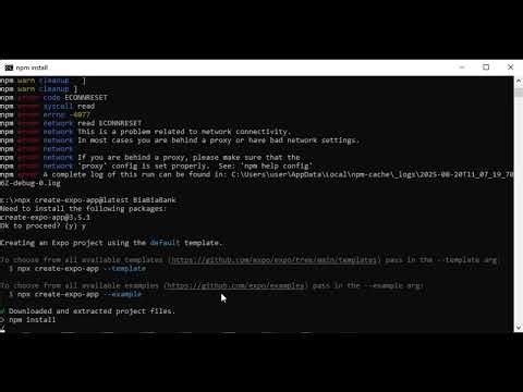 Creating your first app