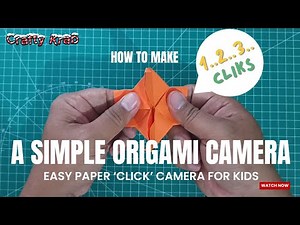 How to Make a Simple Origami Camera 📸 #origamicamera #papercamera#simpleorigami #easyorigami