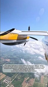 This video captures a unique point of view from the U.S. Army Parachute Team,