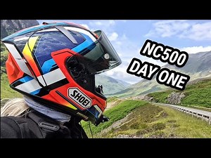 NC500 Scotland Trip Day 1 // Riding BMW R1250 GS Motorcycles // From Manchester to Gairloch!
