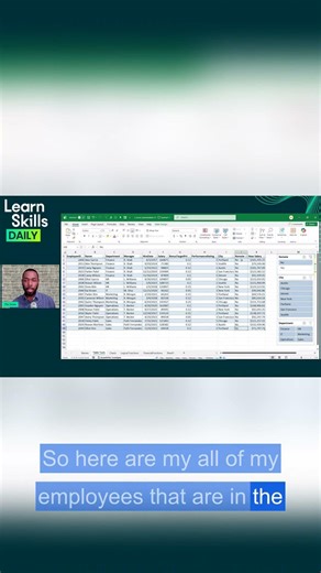 Narrow Data to One Record in 3 Clicks #excel #exceltips