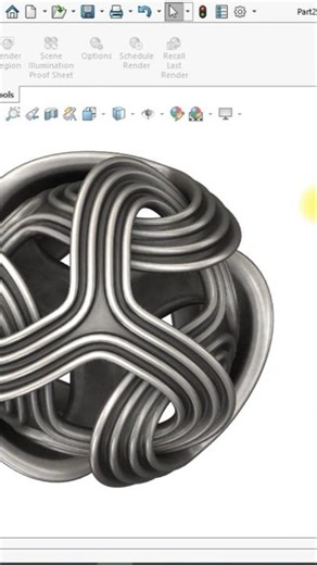 Tetra Geometry in Solidworks. Watch the full video tutorial on my YouTube channel. #solidworks