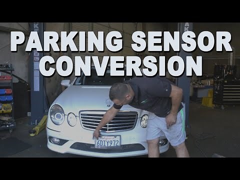 How To Remove Replace and Install Bumper Parking Sensors - 2008 Mercedes Benz E55 E350