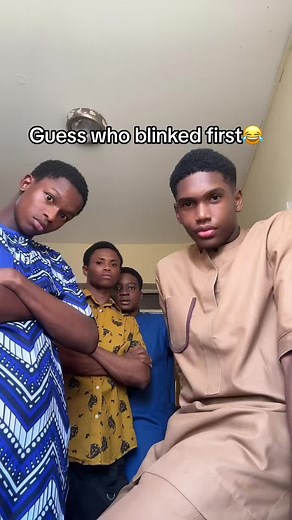 Hilarious Blinking Contest Reaction!