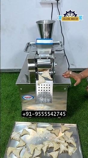 Samose bane ki machine | Automatic samosa machine for home business #automaticsamosamachineprice