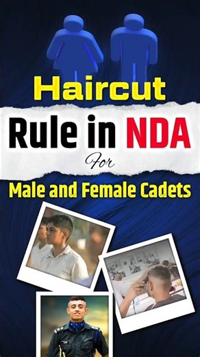 NDA Haircut Rules 💇‍♂️ | Cadet Grooming Explained 🔥 #nda #haircut #rules #lws