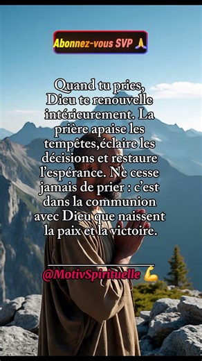 La puissance de la prière : paix et renouveau intérieur