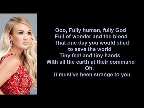 Sweet Baby Jesus by Carrie Underwood (Lyric Video)