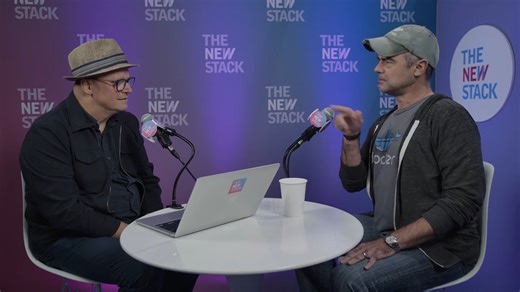 With Docker, you're done. Docker CEO Scott Johnston joined the The New Stack to talk about AI and the future. See the full episode here: https://bit.ly/47oRTTY | Docker | Facebook
