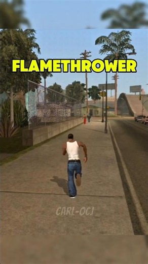 What Happens If You Fire a Flamethrower Near NPCs in GTA San Andreas?